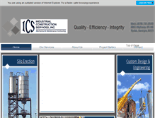 Tablet Screenshot of icsmech.com